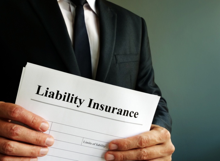 Liability insurance policy form with detailed terms and coverage options in Natick, MA